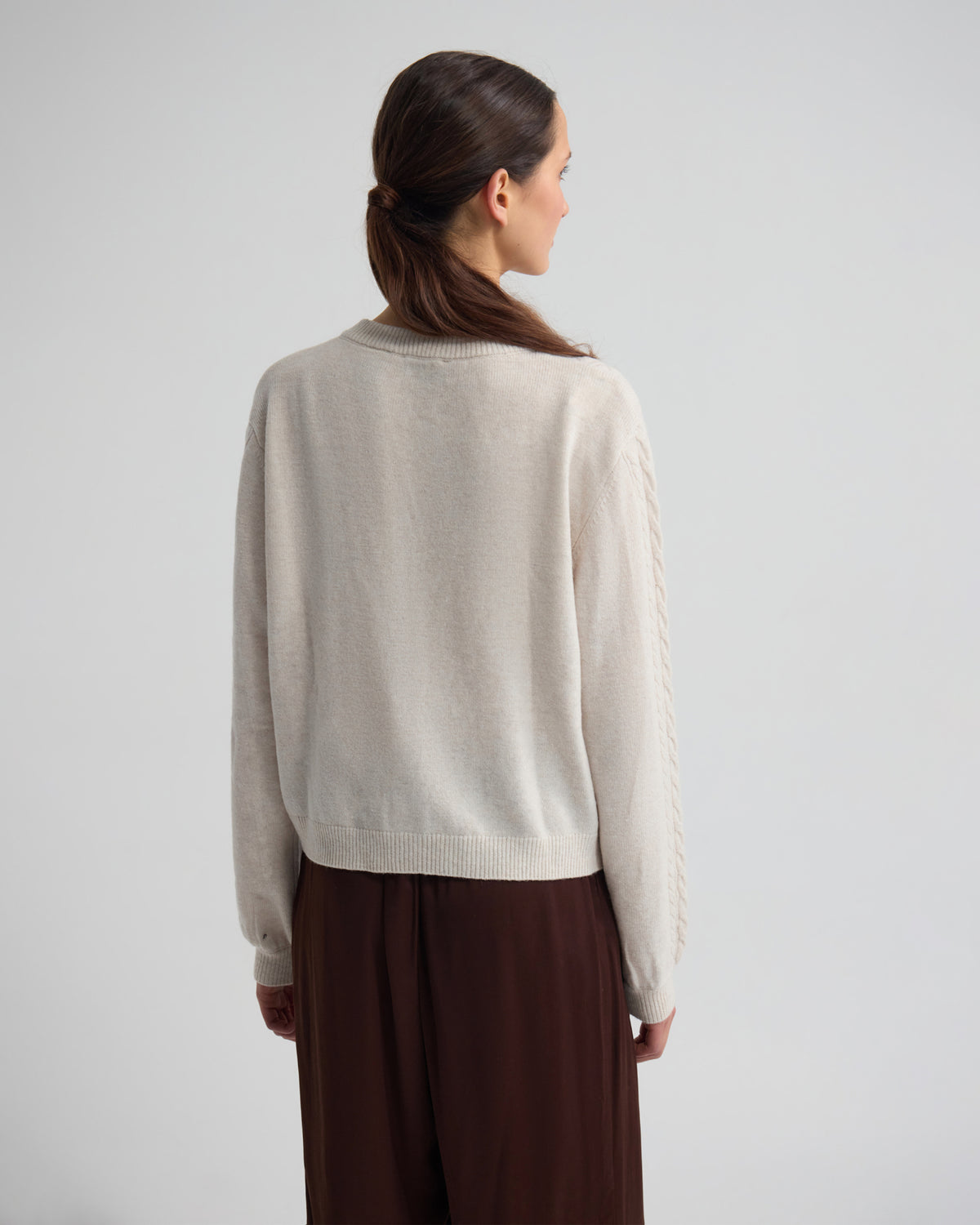 Amelia Cable Knit Cardigan WOMENS KNITWEAR