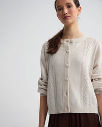 Amelia Cable Knit Cardigan WOMENS KNITWEAR