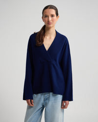 Pia Cotton V-Neck Knit WOMENS KNITWEAR