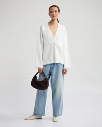 Pia Cotton V-Neck Knit WOMENS KNITWEAR