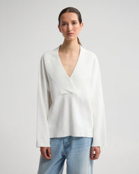 Pia Cotton V-Neck Knit WOMENS KNITWEAR