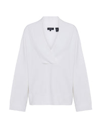 Pia Cotton V-Neck Knit WOMENS KNITWEAR