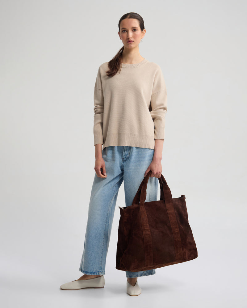 Lexie Cotton Crew Neck Knit WOMENS KNITWEAR