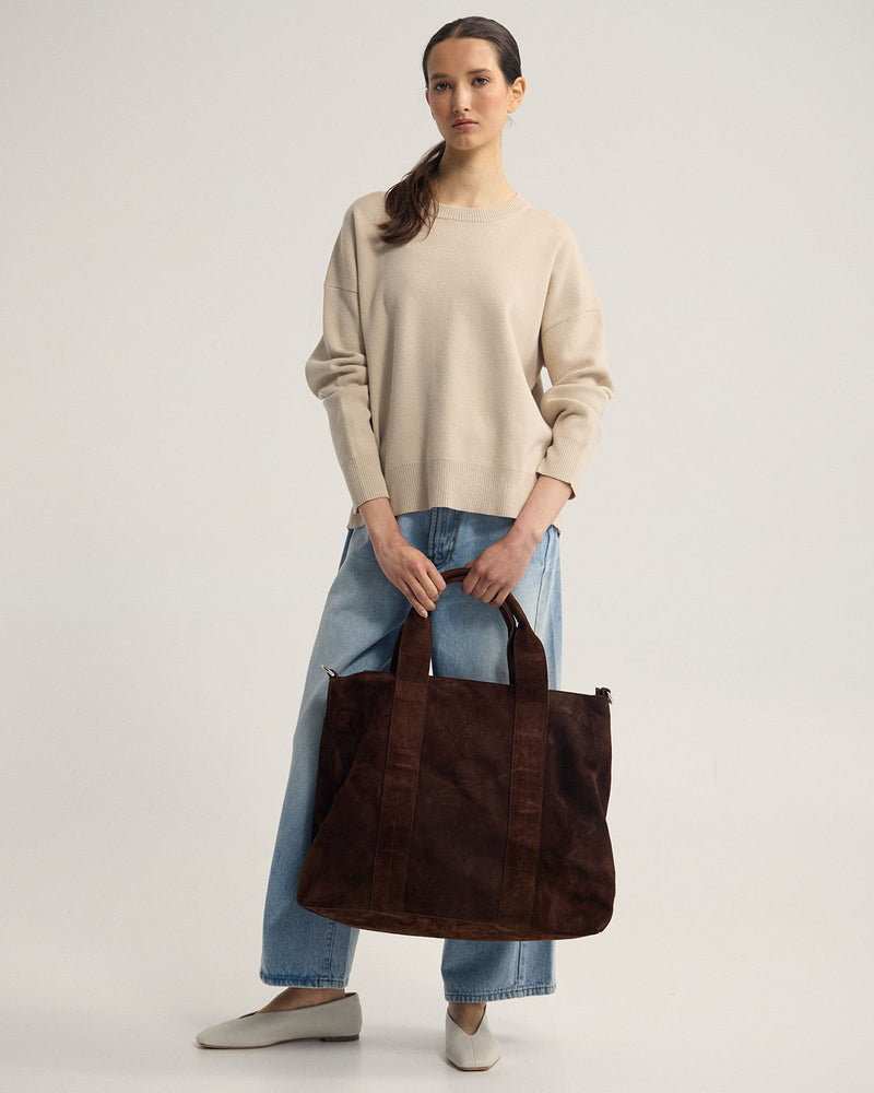 Lexie Cotton Crew Neck Knit