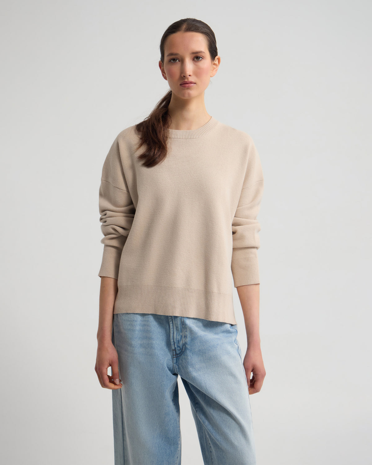 Lexie Cotton Crew Neck Knit WOMENS KNITWEAR