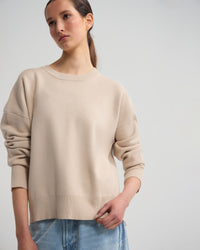 Lexie Cotton Crew Neck Knit WOMENS KNITWEAR