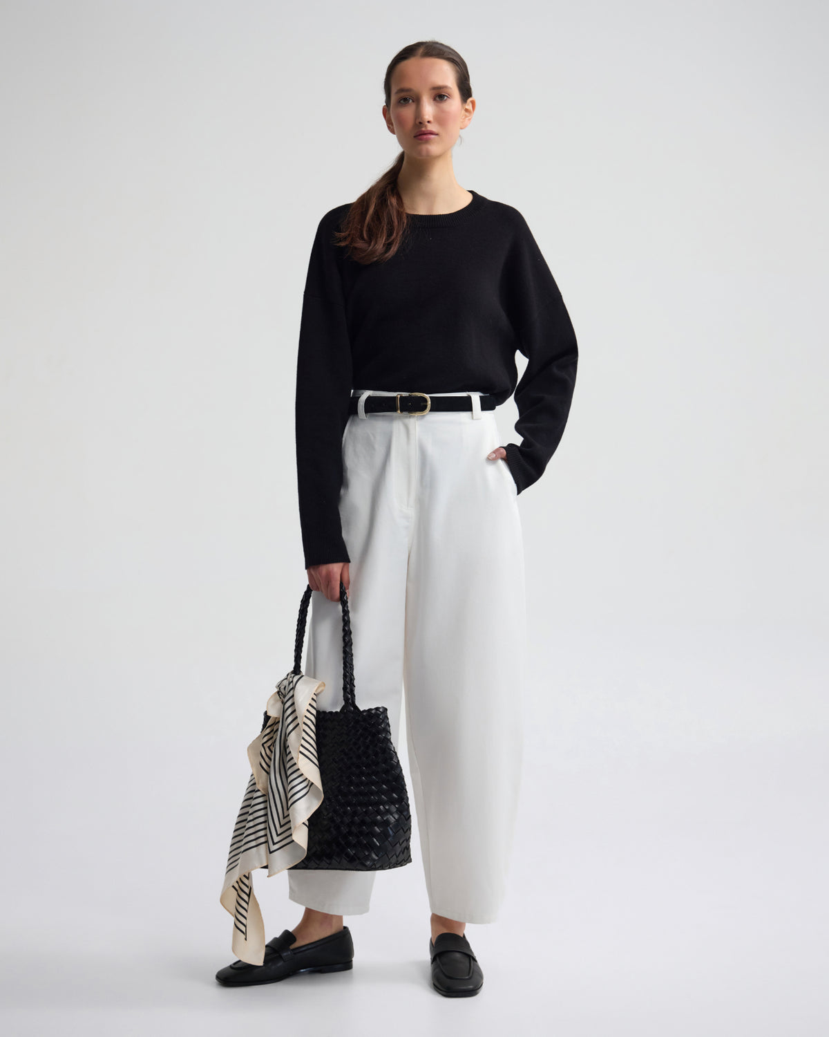 Lexie Cotton Crew Neck Knit WOMENS KNITWEAR