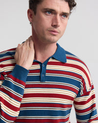 Cedric Striped Rugby Knit MENS KNITWEAR