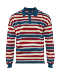 Cedric Striped Rugby Knit MENS KNITWEAR