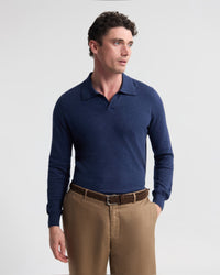 Dominic Polo Cashmere Blend Knit MENS KNITWEAR