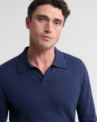 Dominic Polo Cashmere Blend Knit MENS KNITWEAR