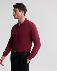 Dominic Polo Cashmere Blend Knit MENS KNITWEAR