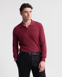 Dominic Polo Cashmere Blend Knit MENS KNITWEAR