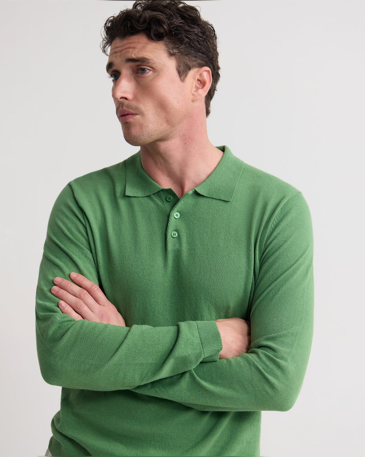 Thomas Linen Blend Polo MENS KNITWEAR