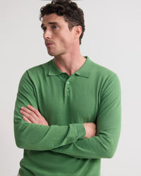 Thomas Linen Blend Polo MENS KNITWEAR