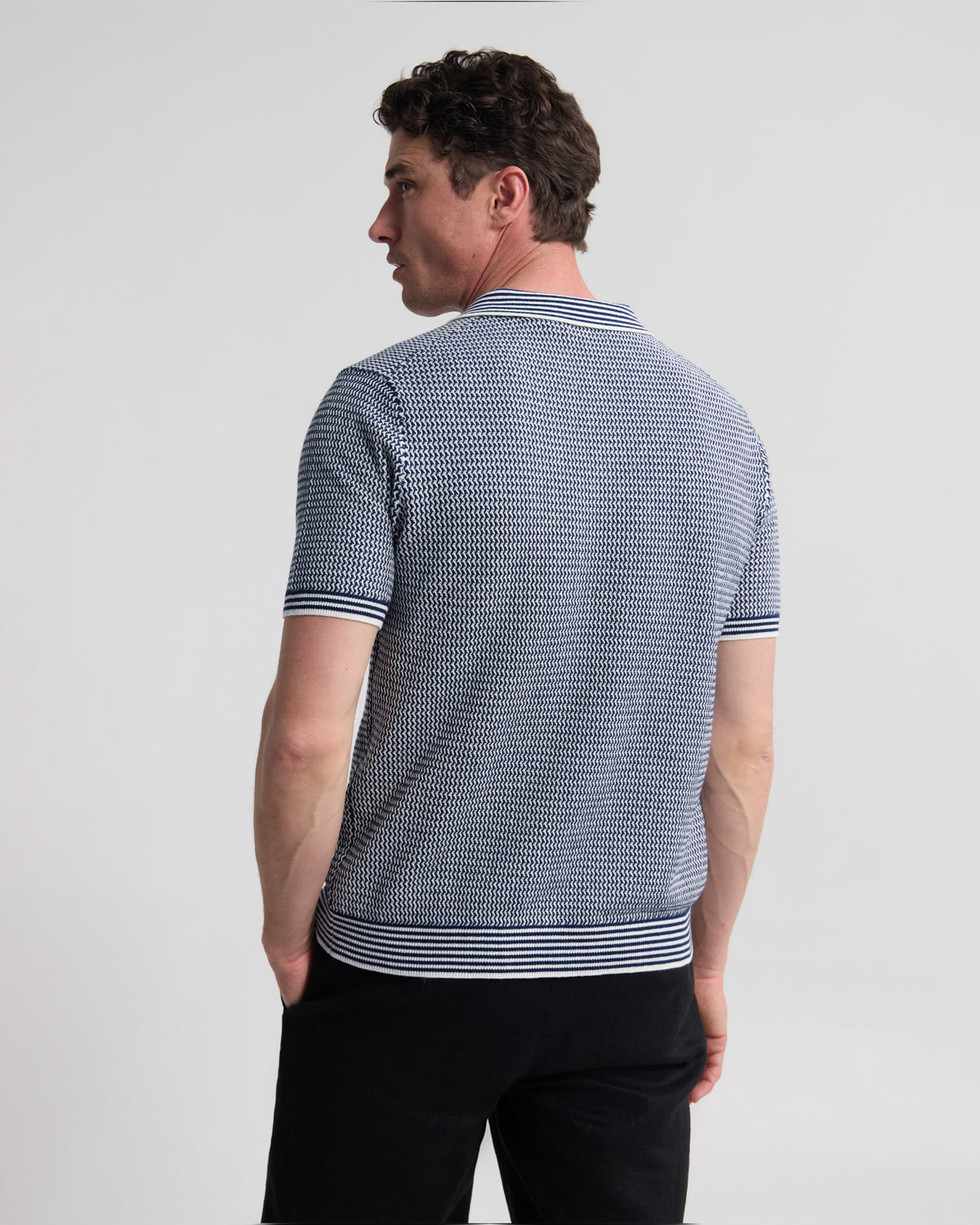 Erik Zip Polo MENS KNITWEAR