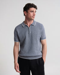 Erik Zip Polo MENS KNITWEAR