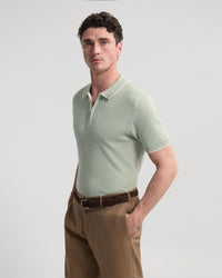 Erik Zip Polo MENS KNITWEAR