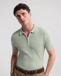 Erik Zip Polo MENS KNITWEAR