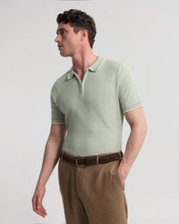 Erik Zip Polo MENS KNITWEAR