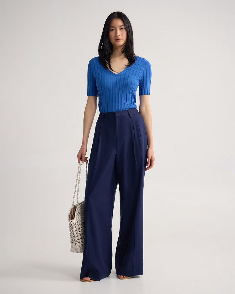 Lucy Rib V-Neck Knit WOMENS KNITWEAR