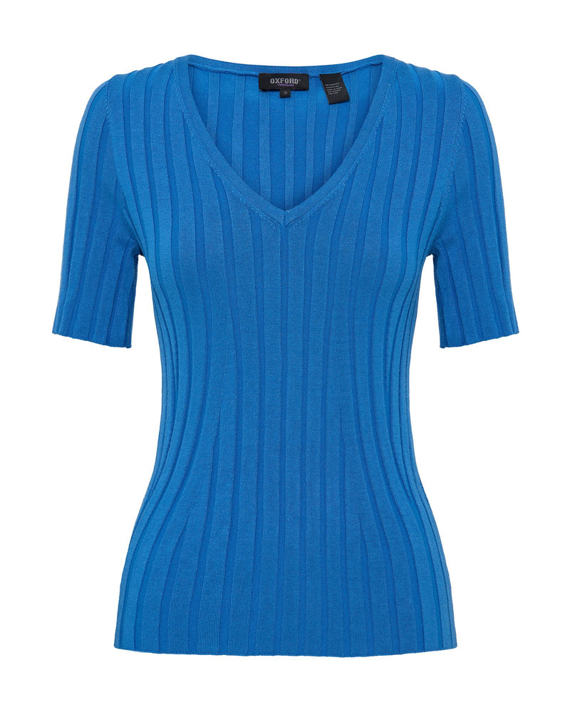 Lucy Rib V-Neck Knit WOMENS KNITWEAR