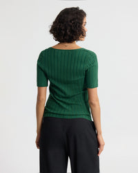 Lucy Rib V-Neck Knit WOMENS KNITWEAR