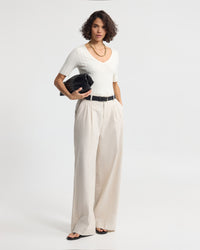 Lucy Rib V-Neck Knit WOMENS KNITWEAR