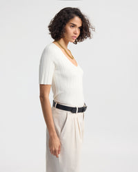 Lucy Rib V-Neck Knit WOMENS KNITWEAR