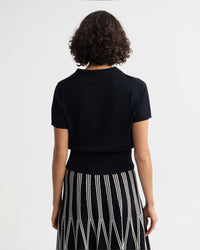 Daphne Short Sleeve Polo WOMENS KNITWEAR