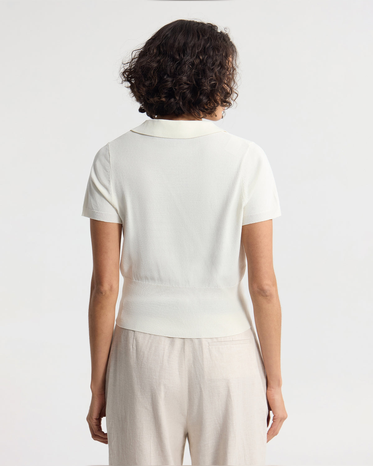Daphne Short Sleeve Polo WOMENS KNITWEAR