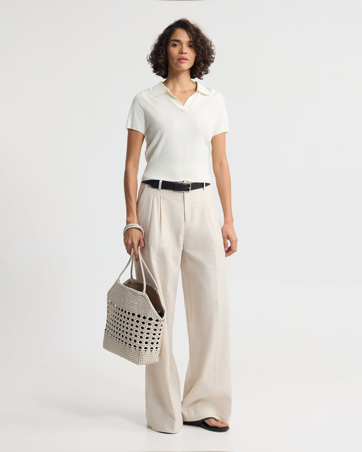 Daphne Short Sleeve Polo WOMENS KNITWEAR
