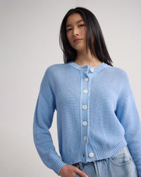 Stevie Cotton Knit Cardigan WOMENS KNITWEAR