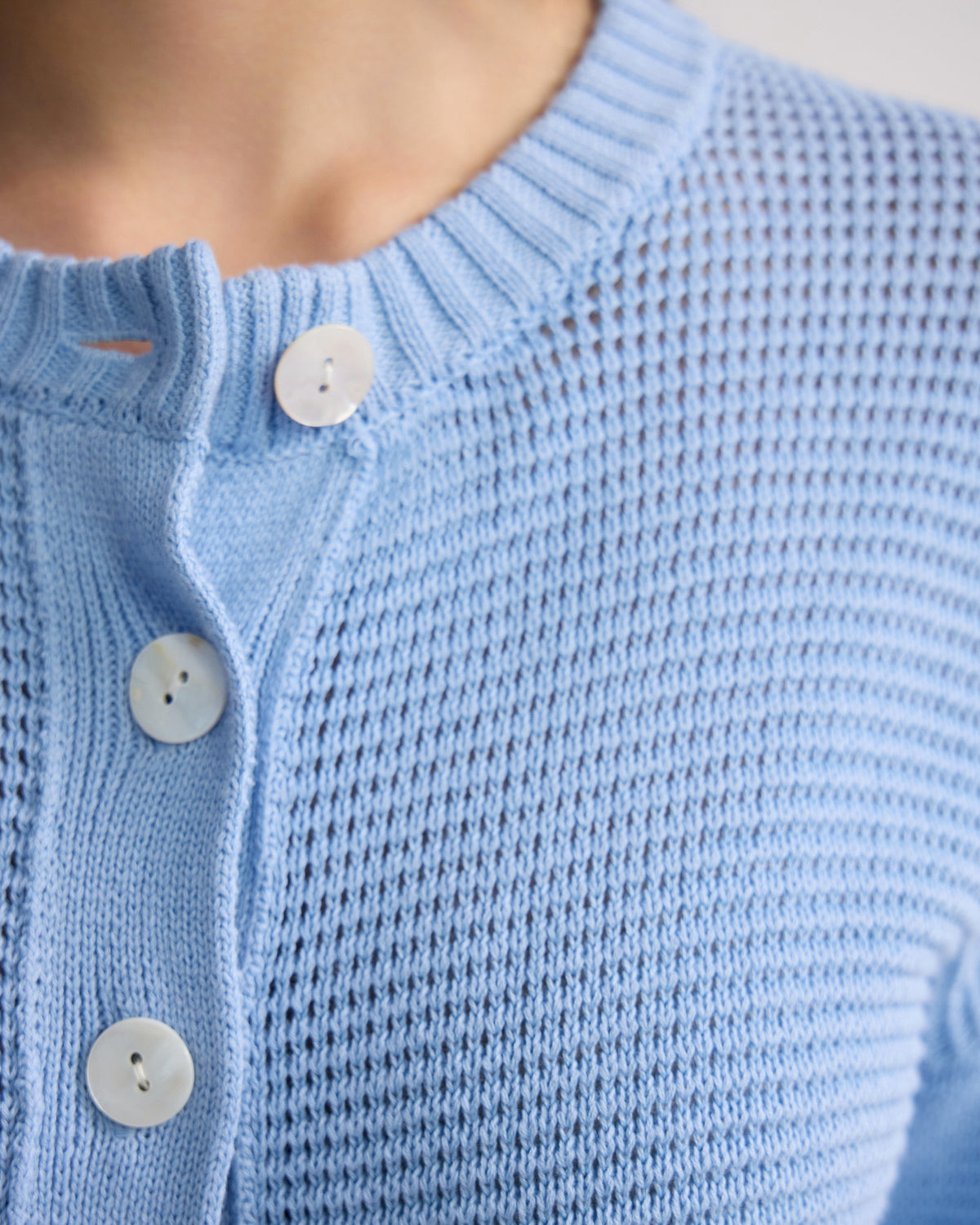 Stevie Cotton Knit Cardigan WOMENS KNITWEAR