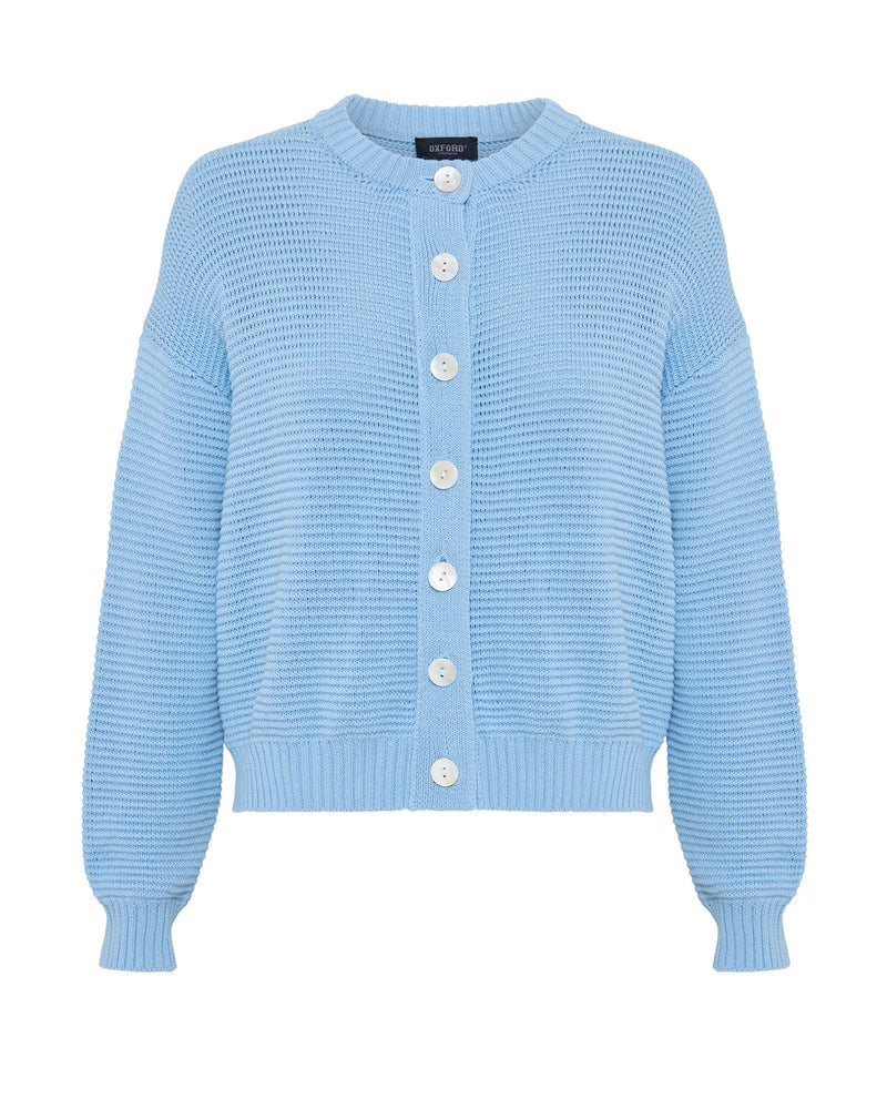Stevie Cotton Knit Cardigan WOMENS KNITWEAR