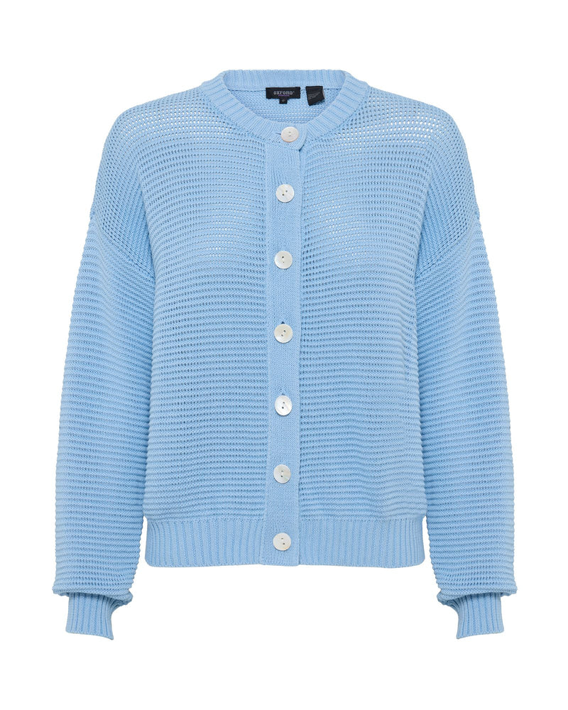 Stevie Cotton Knit Cardigan MENS KNITWEAR