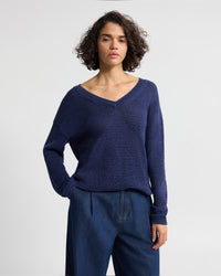 Fleur Chunky V-Neck Knit WOMENS KNITWEAR