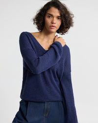 Fleur Chunky V-Neck Knit WOMENS KNITWEAR