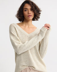 Fleur Chunky V-Neck Knit WOMENS KNITWEAR