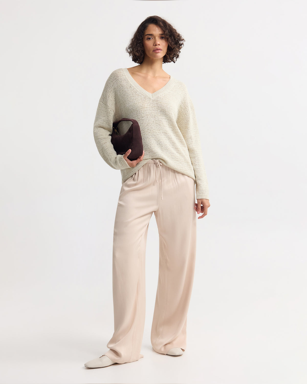 Fleur Chunky V-Neck Knit WOMENS KNITWEAR