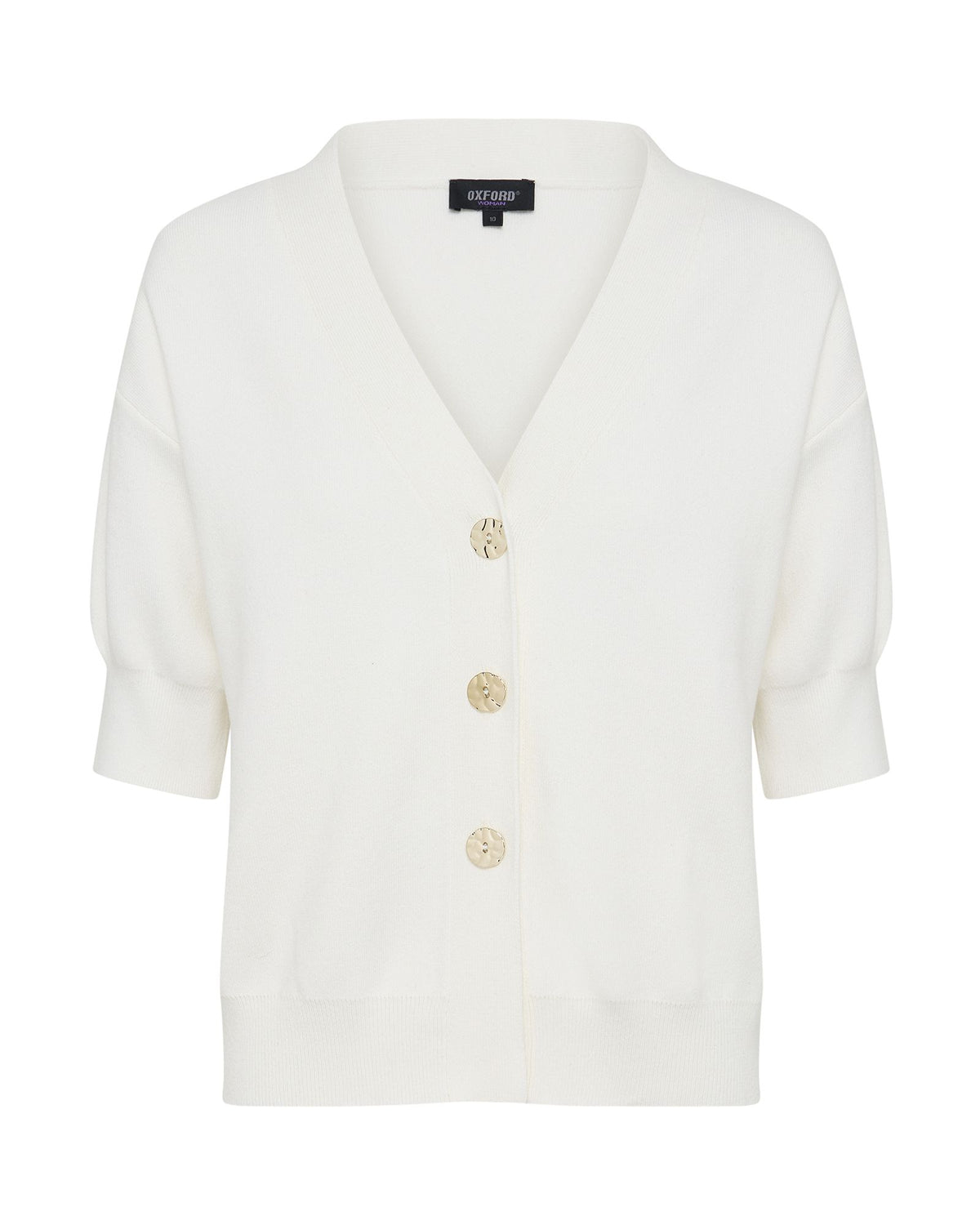 Monica Puffer Sleeve Cardigan WOMENS KNITWEAR