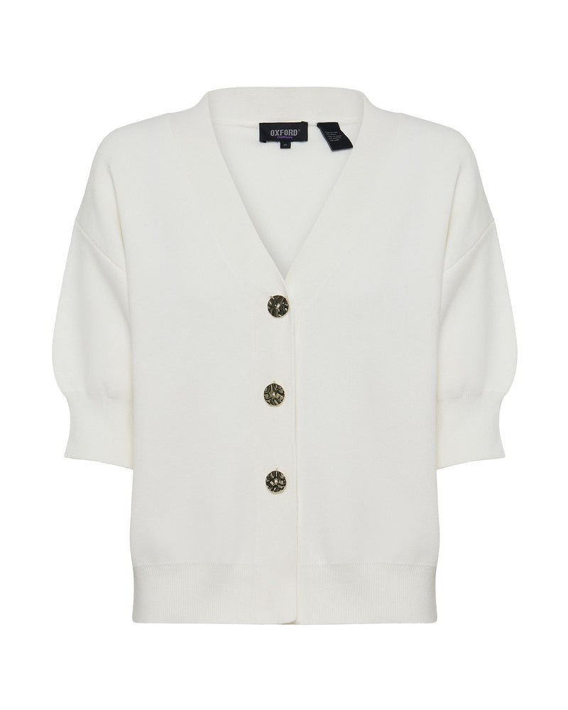 Monica Puffer Sleeve Cardigan WOMENS KNITWEAR