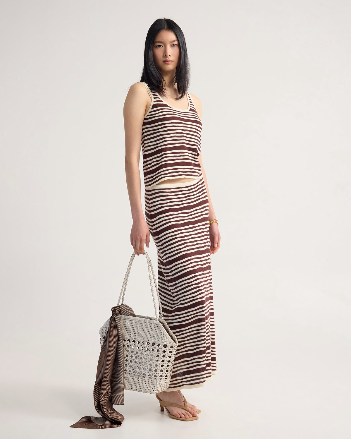 Nelly Ramie Striped Tank WOMENS KNITWEAR