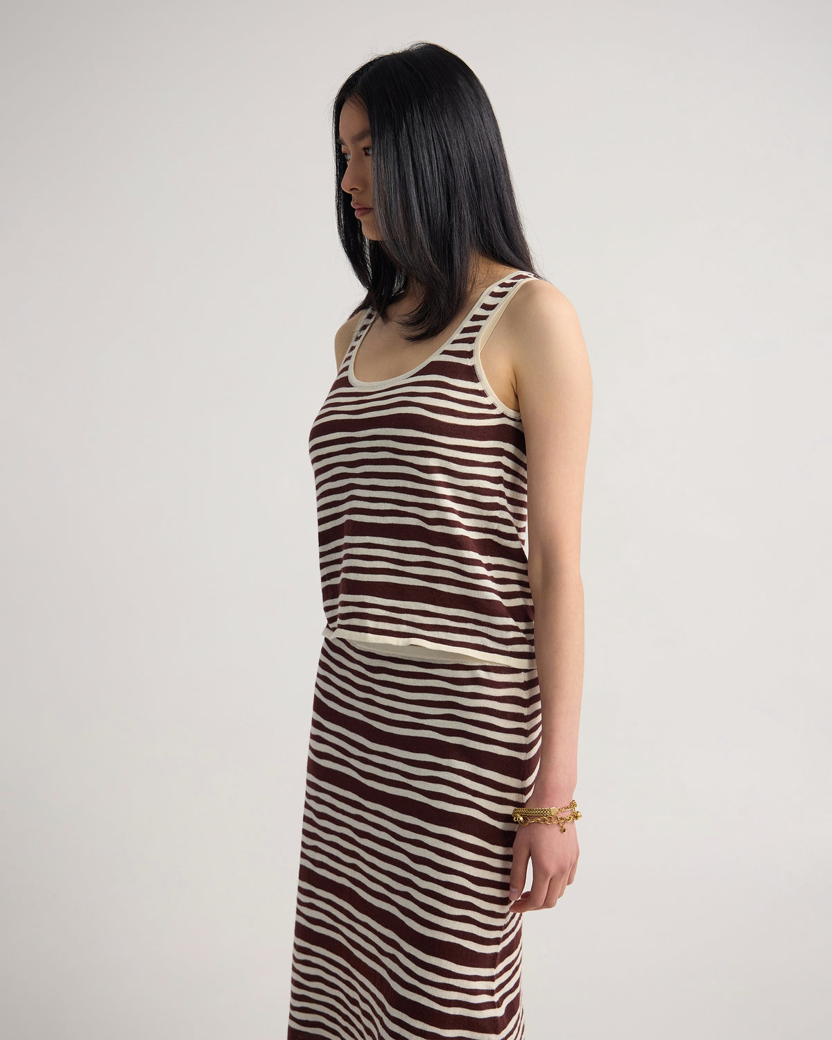 Nelly Ramie Striped Tank WOMENS KNITWEAR