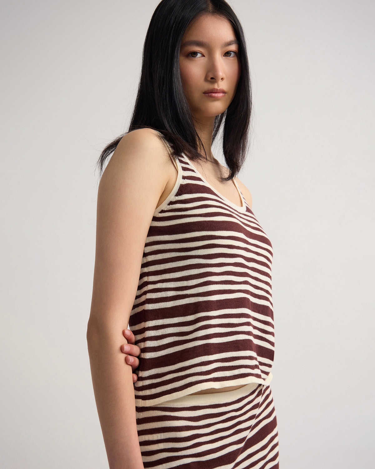 Nelly Ramie Striped Tank WOMENS KNITWEAR
