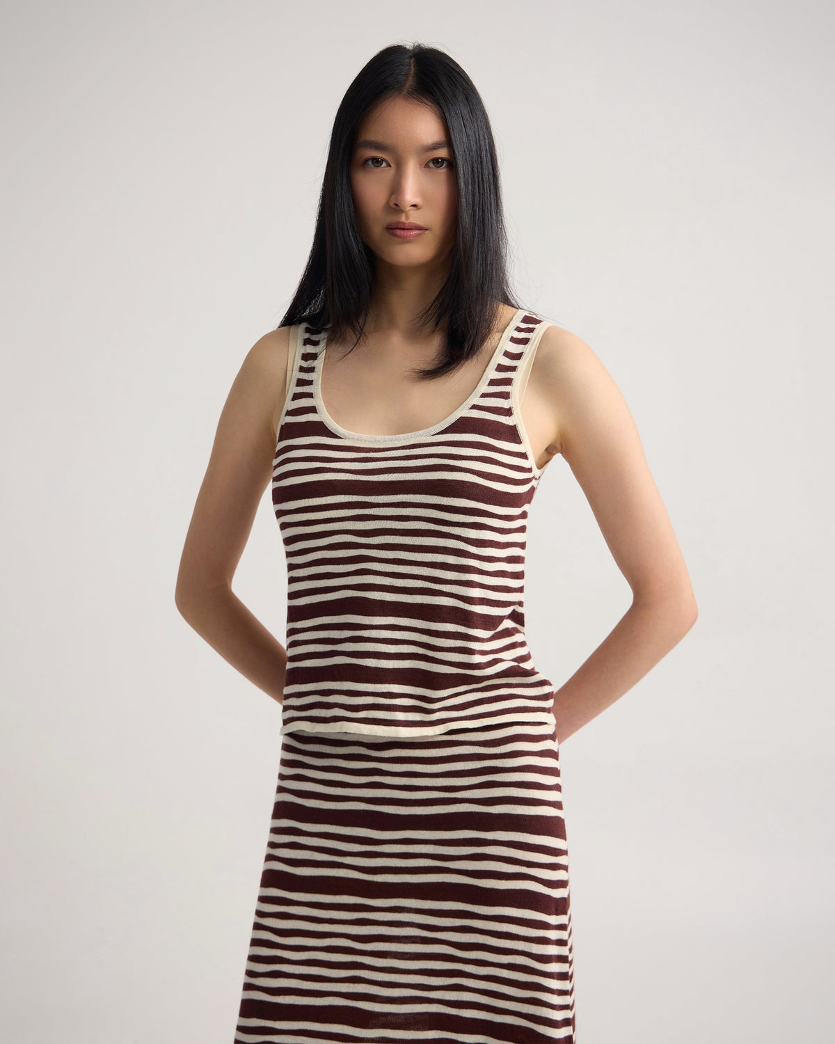 Nelly Ramie Striped Tank WOMENS KNITWEAR