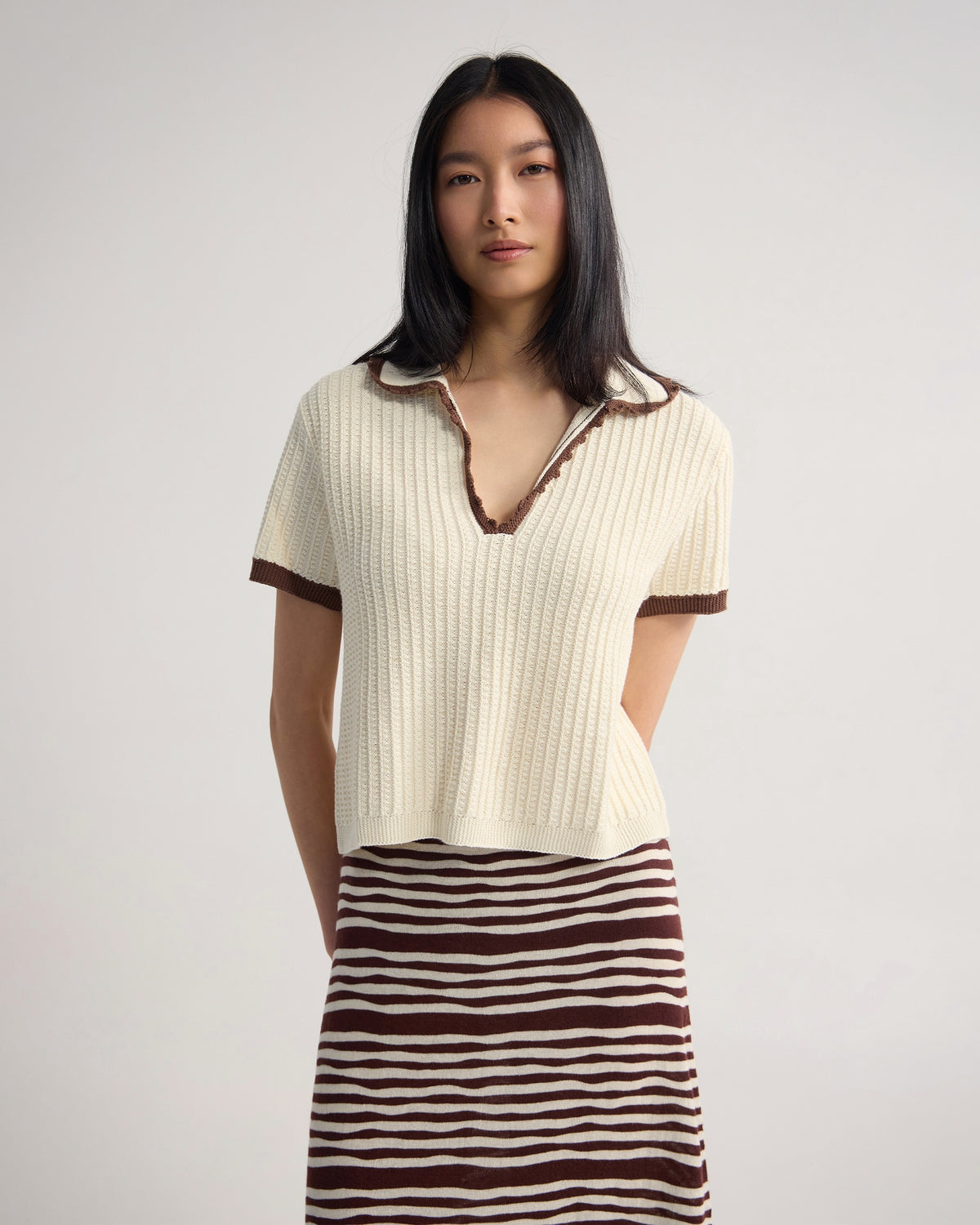 Talia Polo Knit WOMENS KNITWEAR