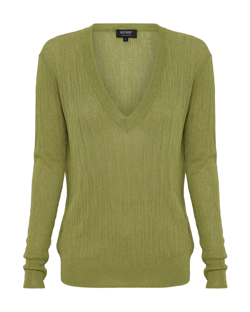 Renee Deep V-Neck WOMENS KNITWEAR