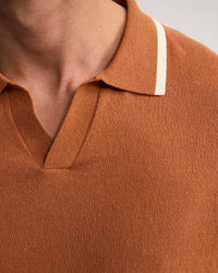 Vito Linen Blend Polo With Tipping MENS KNITWEAR