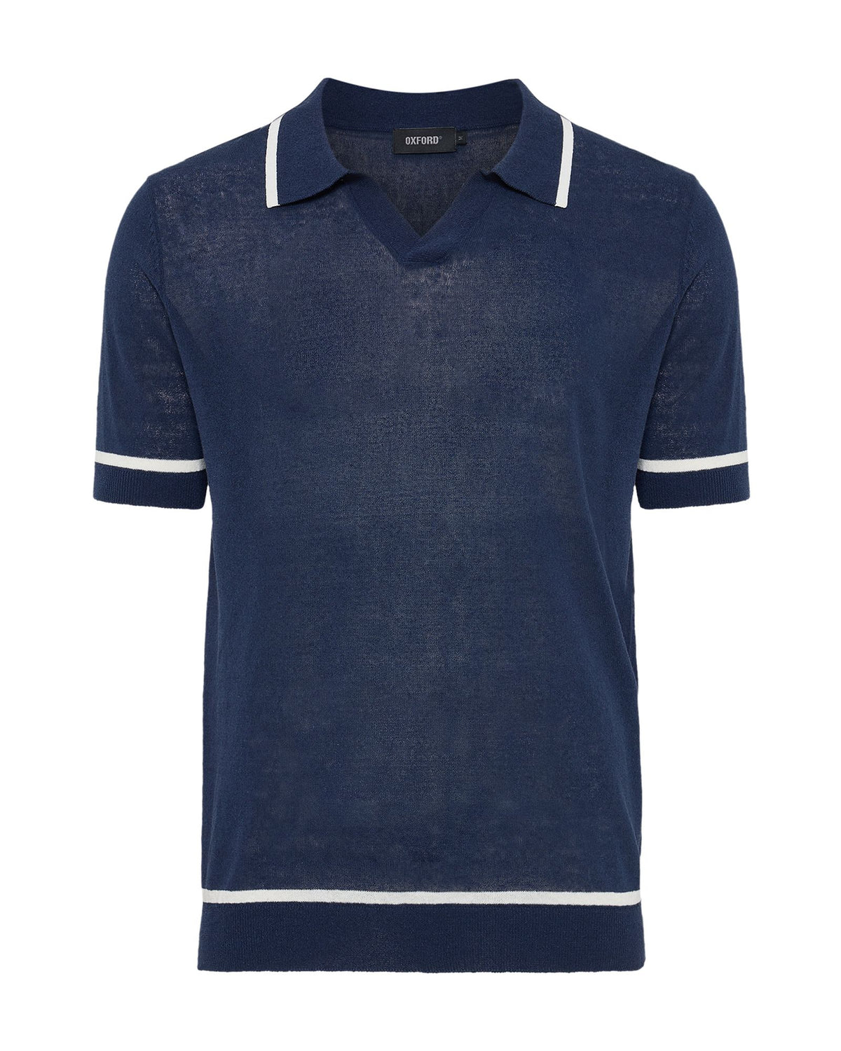 Vito Linen Polo With Tipping MENS KNITWEAR